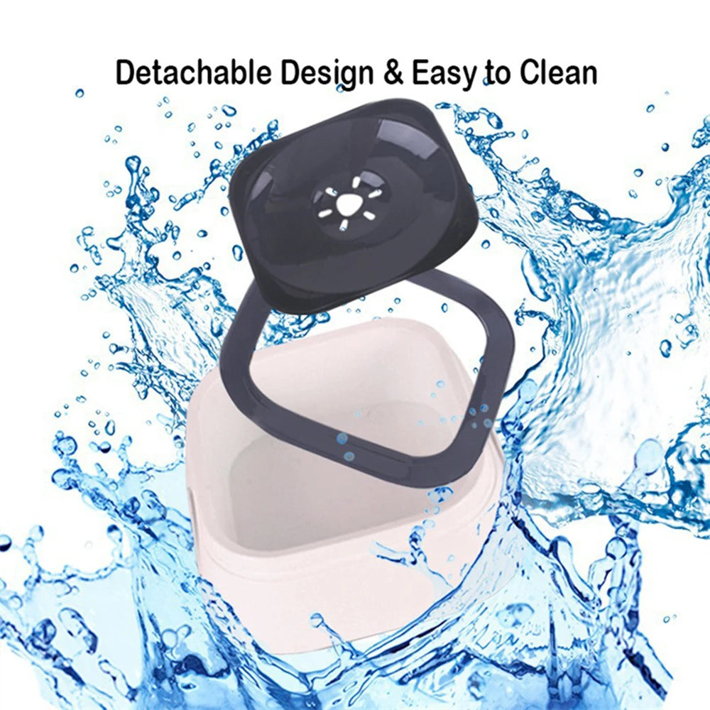 Splash-Reducing Water Bowl for Cats & Dogs