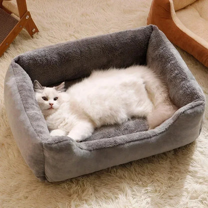 Bett für Katzen Haustierprodukte Kissen Kätzchen Winterzubehör Hund Alle Häuser Zubehör Dinge Accessoire Lebensräume Korb Haus Betten