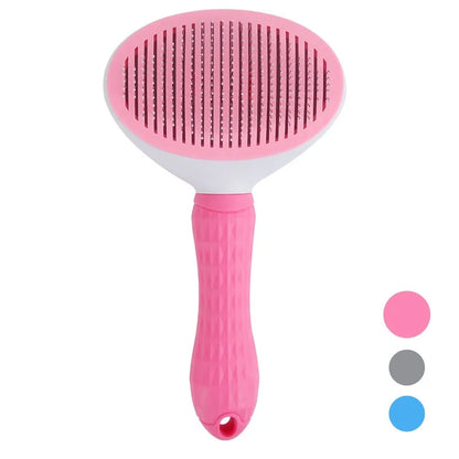 Cepillo para perros, peine para gatos, cepillo autolimpiante para quitar el pelo de mascotas para perros y gatos, herramientas de aseo para mascotas, peine desenredante, accesorios para perros
