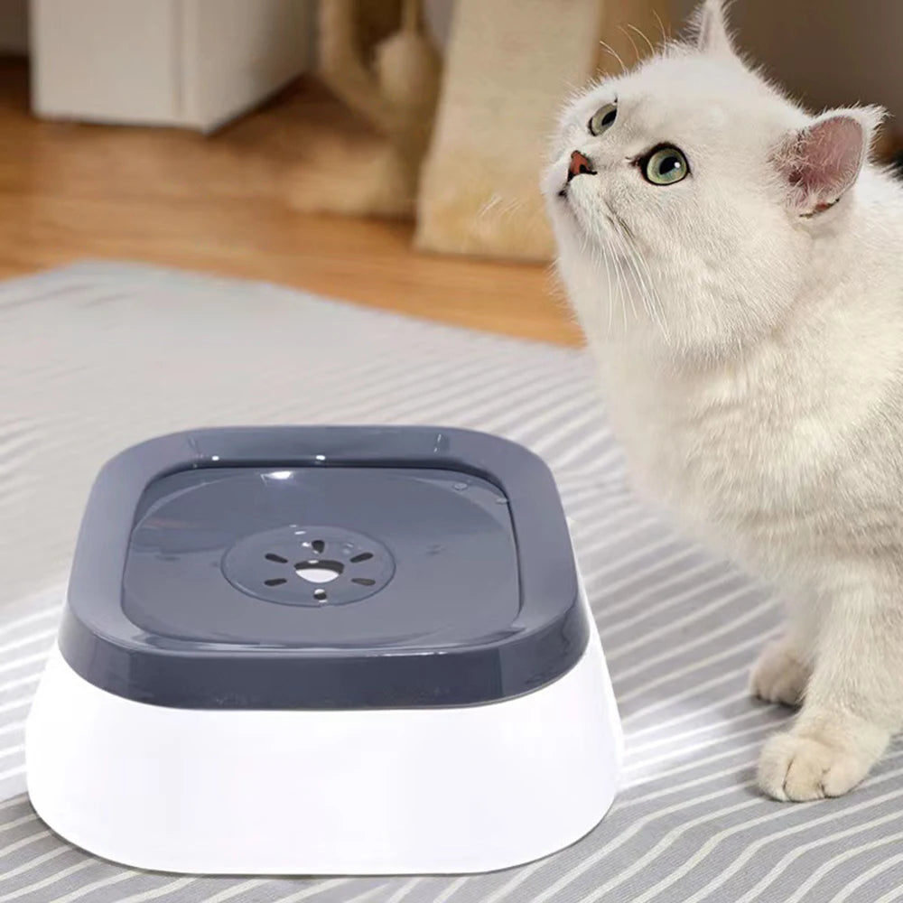 Splash-Reducing Water Bowl for Cats & Dogs