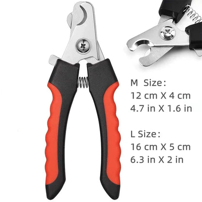 Pet Nail Clippers with Safety Guard