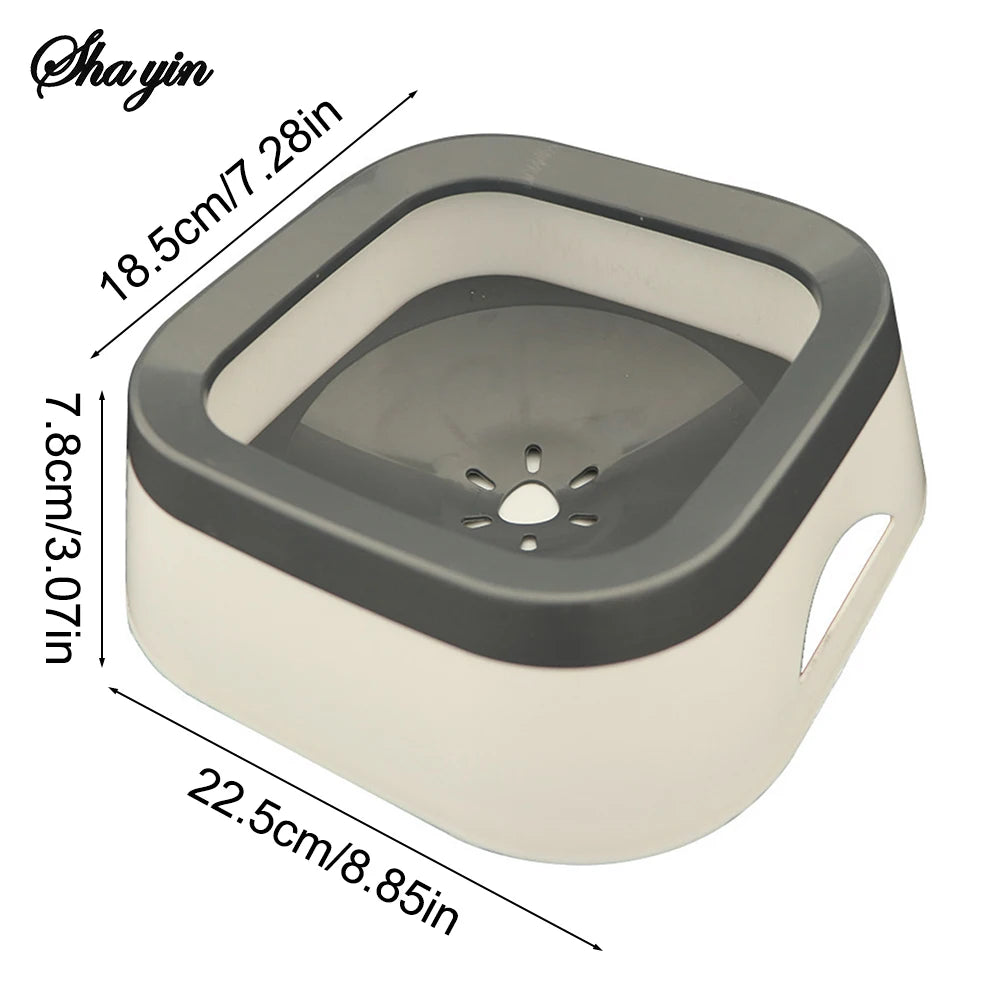 Splash-Reducing Water Bowl for Cats & Dogs