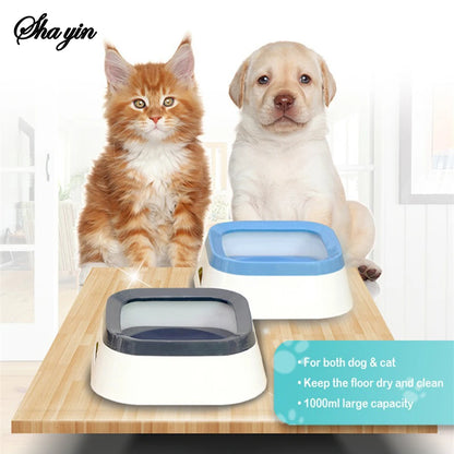 Splash-Reducing Water Bowl for Cats & Dogs