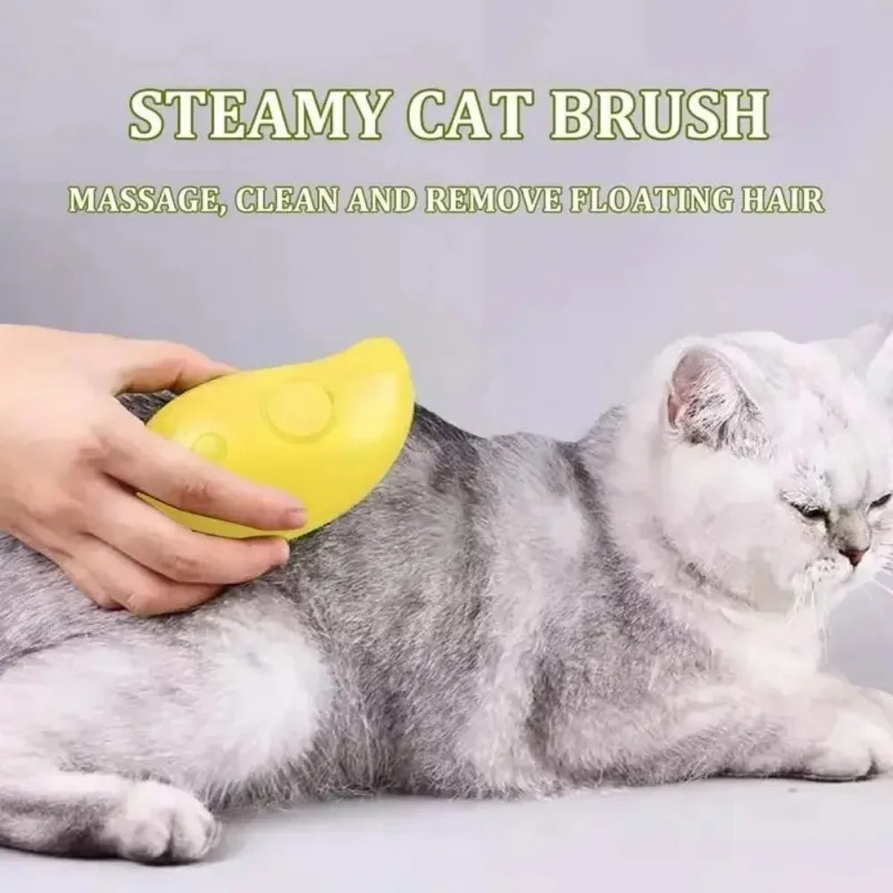 3-in-1 Mist Grooming Brush for Cats & Dogs