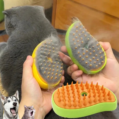 3-in-1 Mist Grooming Brush for Cats & Dogs