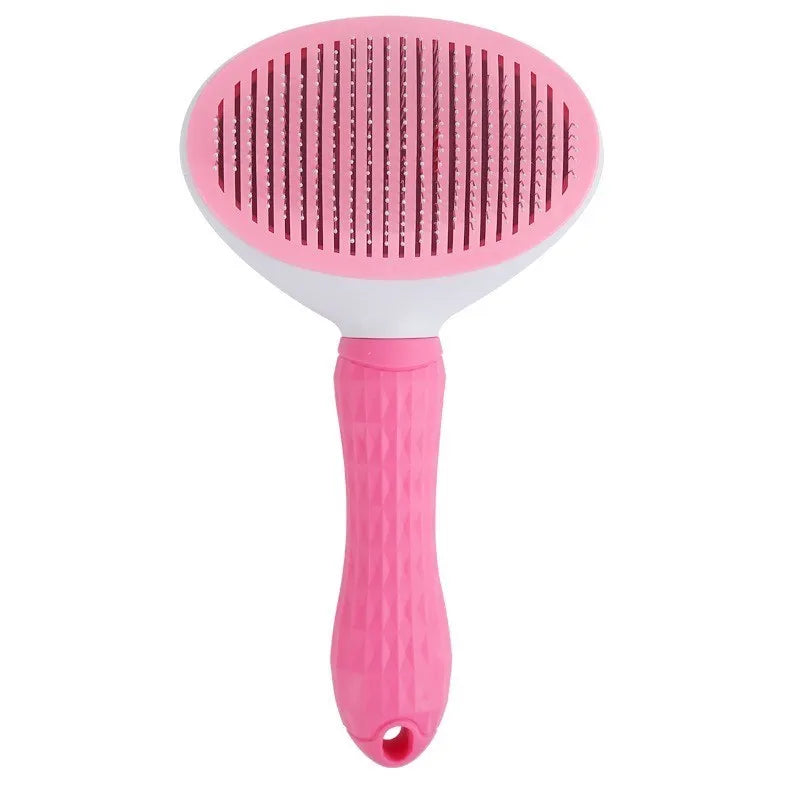 Cepillo para perros, peine para gatos, cepillo autolimpiante para quitar el pelo de mascotas para perros y gatos, herramientas de aseo para mascotas, peine desenredante, accesorios para perros