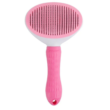 Cepillo para perros, peine para gatos, cepillo autolimpiante para quitar el pelo de mascotas para perros y gatos, herramientas de aseo para mascotas, peine desenredante, accesorios para perros
