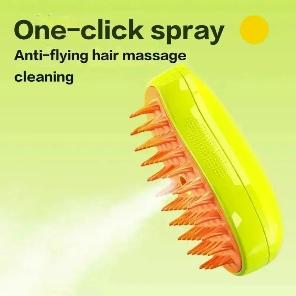 3-in-1 Mist Grooming Brush for Cats & Dogs